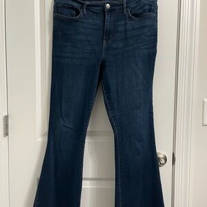 a.n.a Dark Blue Flare Jeans
